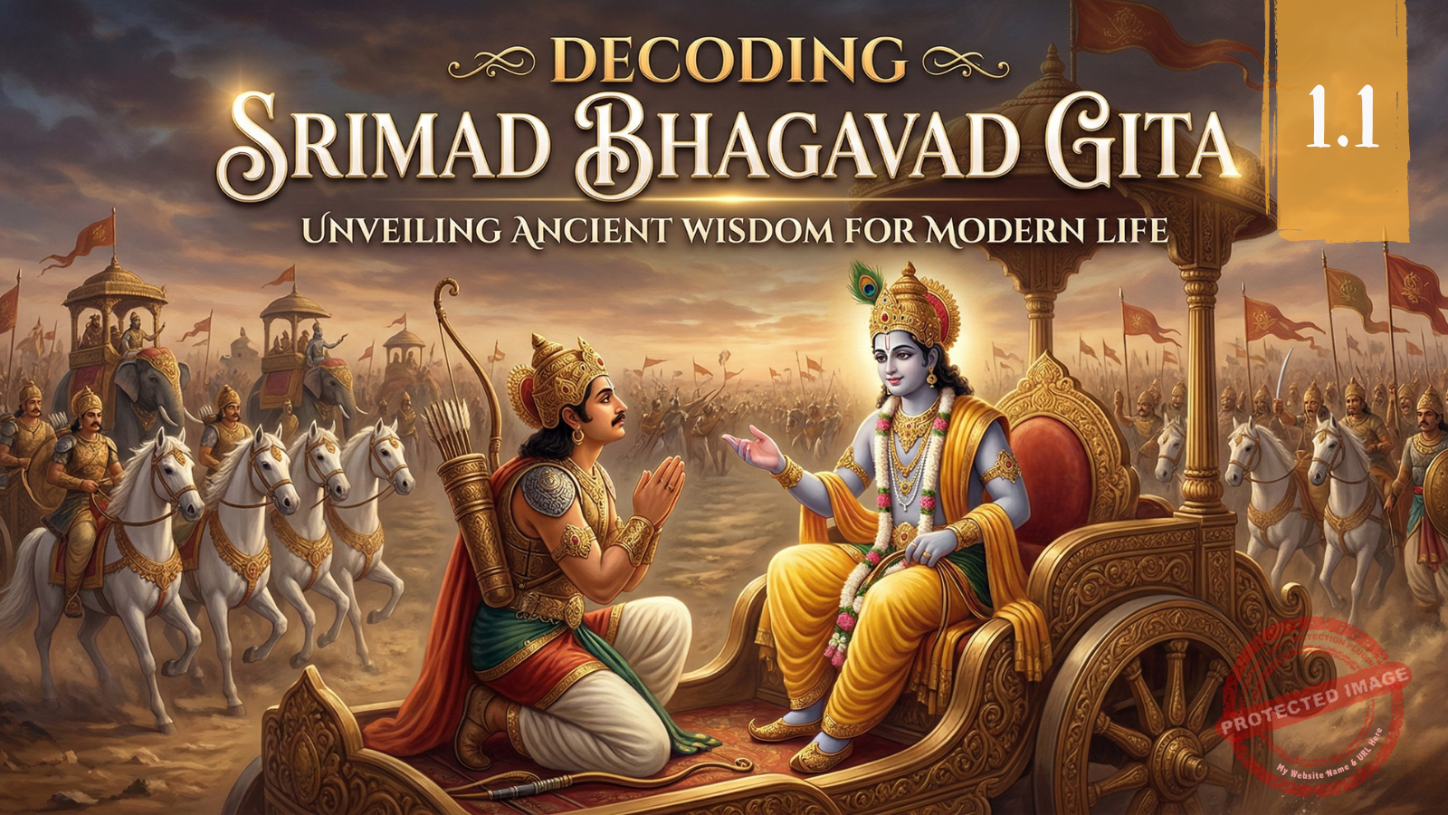SRIMAD BHAGAVAD GITA – CHAPTER 01 VERSE 01
