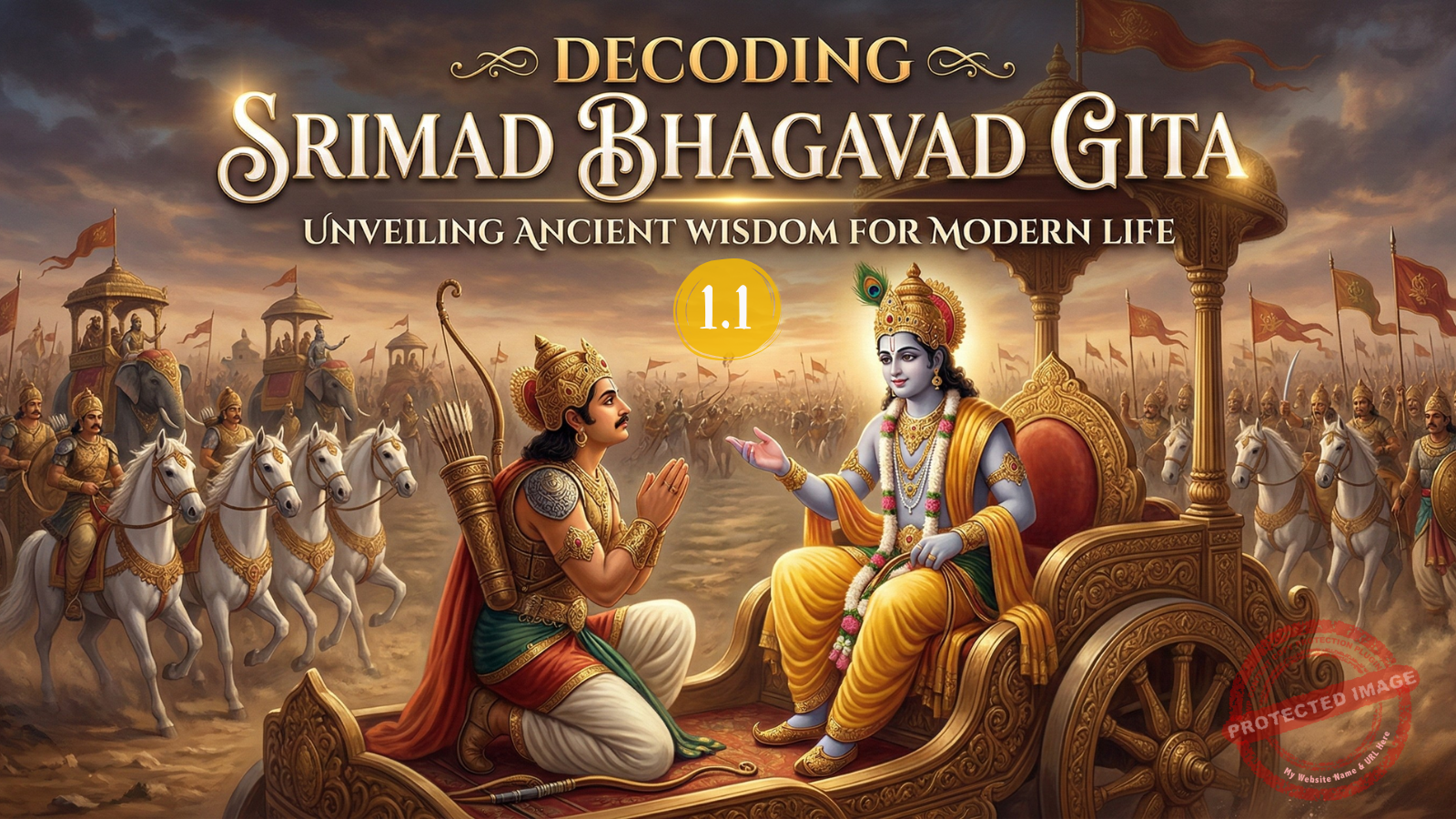 SRIMAD BHAGAVAD GITA – CHAPTER 01 VERSE 01